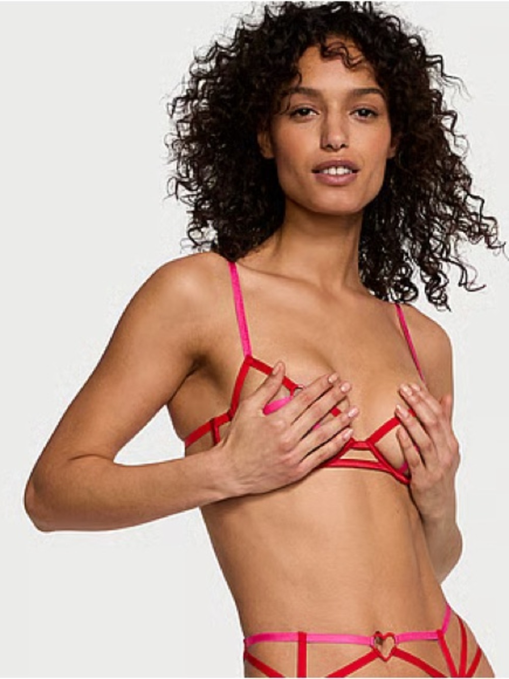 Victoria's Secret | Very Sexy Heartware Open-Cup Strappy Demi Bra Lipstick
